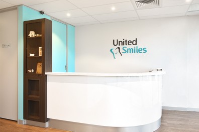 United Smiles | Reception Table - Dentist Mernda